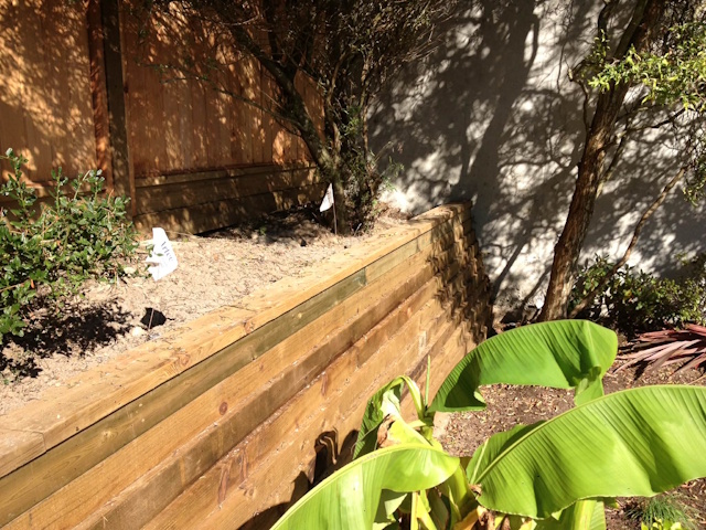 A fencing installation done by West Coast Fencing, displayed as a work sample.